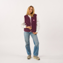 BillyBelt Teddy-Weste "Sherpa-Bordeaux"